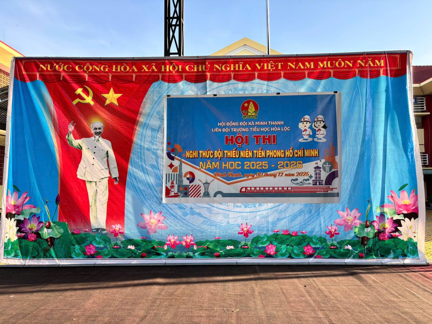 TỔ CHỨC HỘI THI NGHI THỨC ĐỘI TNTP HỒ CHÍ MINH